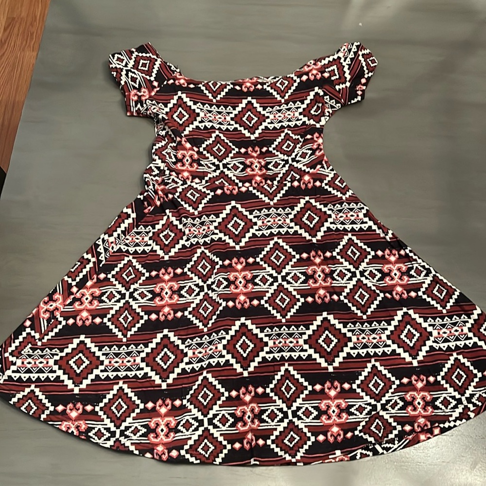 Tribal skater dress